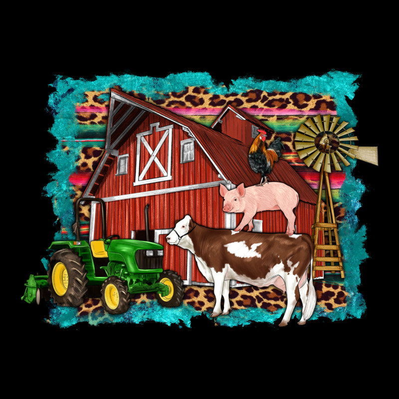 Farm Life Tractor Cow Pig Rooster Heavyweight Sweatshirt by Artiststas | Teevron