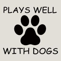 Plays Well With Dogs Heavy Core Tee | Teevron
