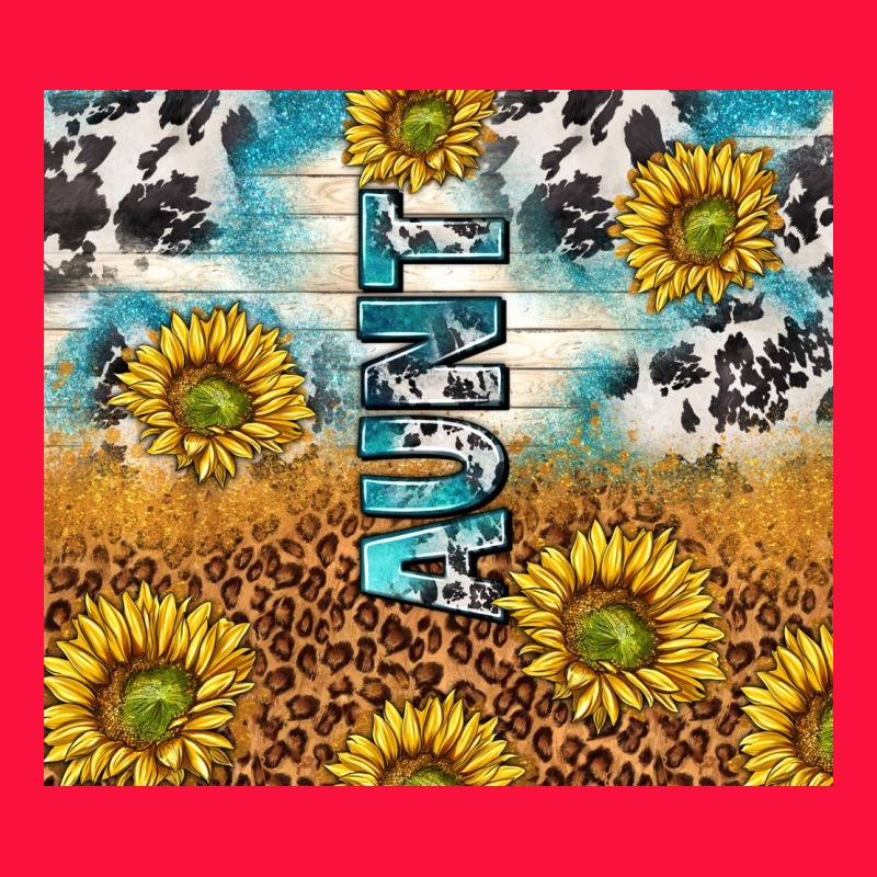 Aunt Sunflower Leopard Glitter Classic Tee by TumblerDesignByShophia | Teevron