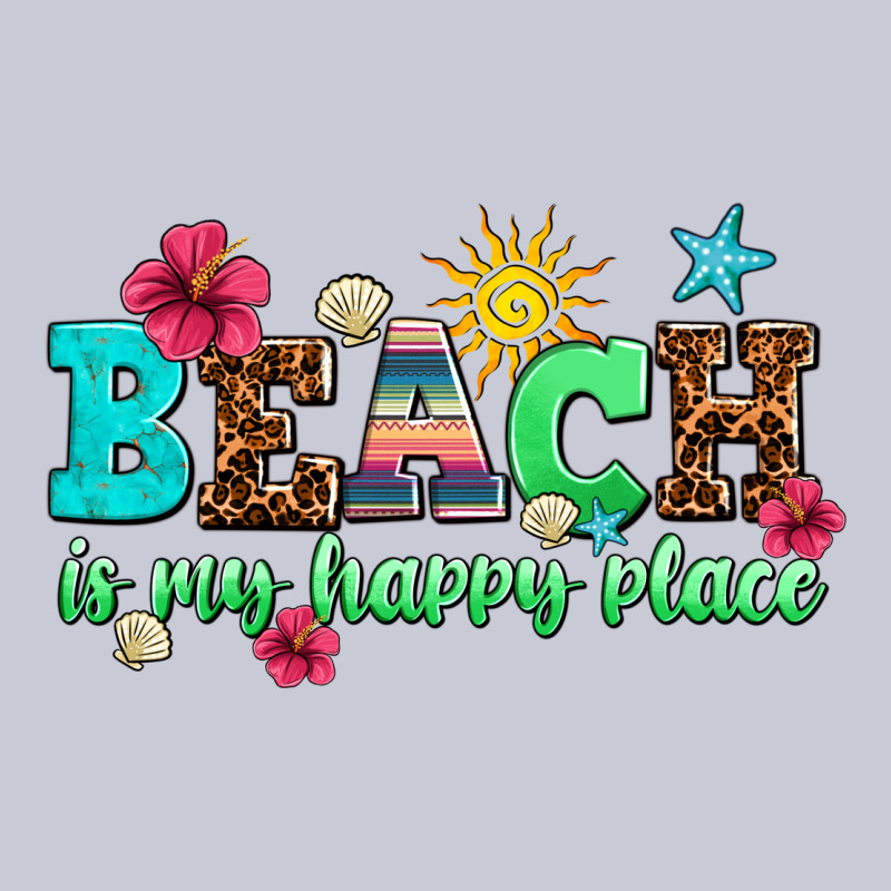 Beach Is My Happy Place Heavyweight Hoodie by AdoDesignShop | Teevron
