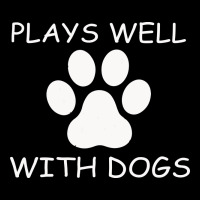 Plays Well With Dogs Heavy Core Tee | Teevron