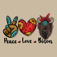 Peace Love Bison Long Sleeve Tee | Teevron