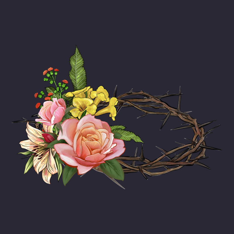 Crown Of Thorns Floral Easter Vintage Tee by CowGirlArtShop | Teevron