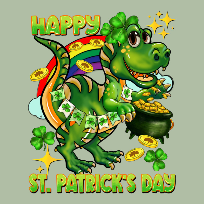 Happy St. Patrick's Day T-rex Urban Heavy Tee by CowGirlArtShop | Teevron