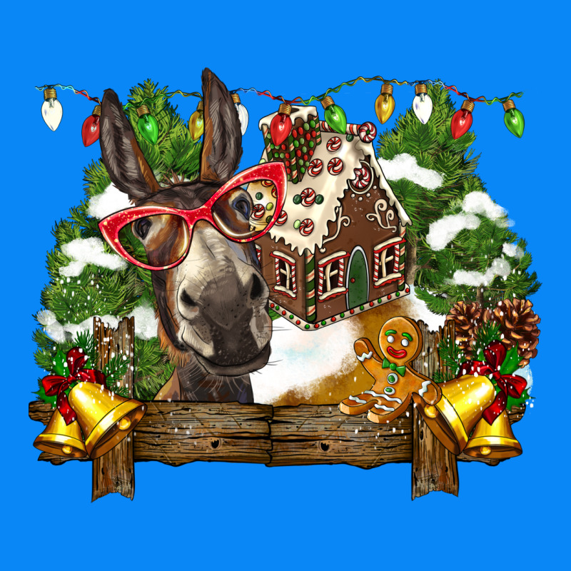 Christmas Donkey Candy House Zipper Hoodie by BarkalooDesign | Teevron