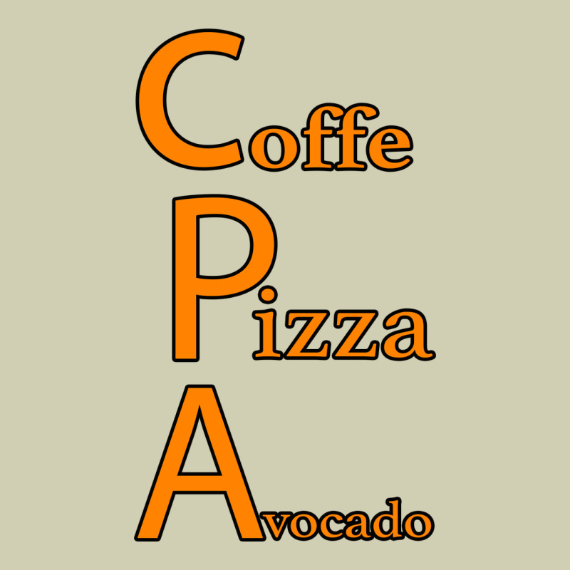 Coffe Pizza Avocado Heavy Core Tee by Bettercallsaul | Teevron