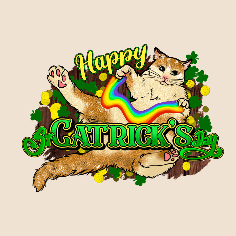 St. Patrick's Day Cat Urban Heavy Tee by HowdyJamesFarm | Teevron