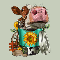 Simmental Cow Coffee Cup Long Sleeve Tee | Teevron