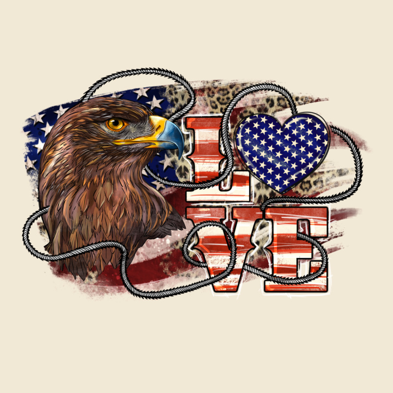 Love America Eagle 4th Of July Ladies Tee by HowdyJamesFarm | Teevron