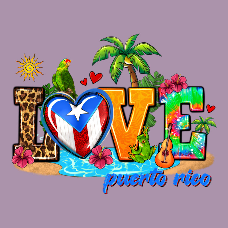 Love Puerto Rico Heavyweight Hoodie by AdoDesignShop | Teevron