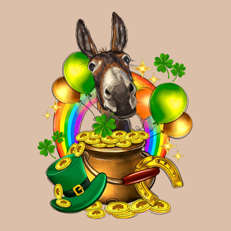 St. Patrick's Donkey With Balloon Urban Heavy Tee by HowdyJamesFarm | Teevron
