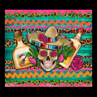 Mexican Tequila Skull Roses Cactus Sombrero Heavyweight Sweatshirt | Teevron