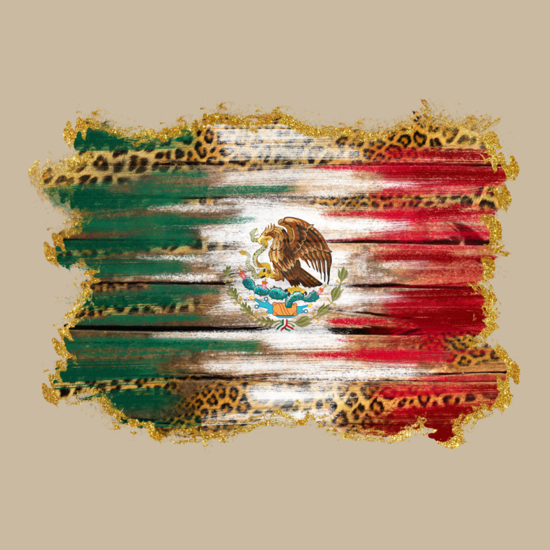 Mexican Flag With Leopard Long Sleeve Tee by RanaPortraitStore | Teevron