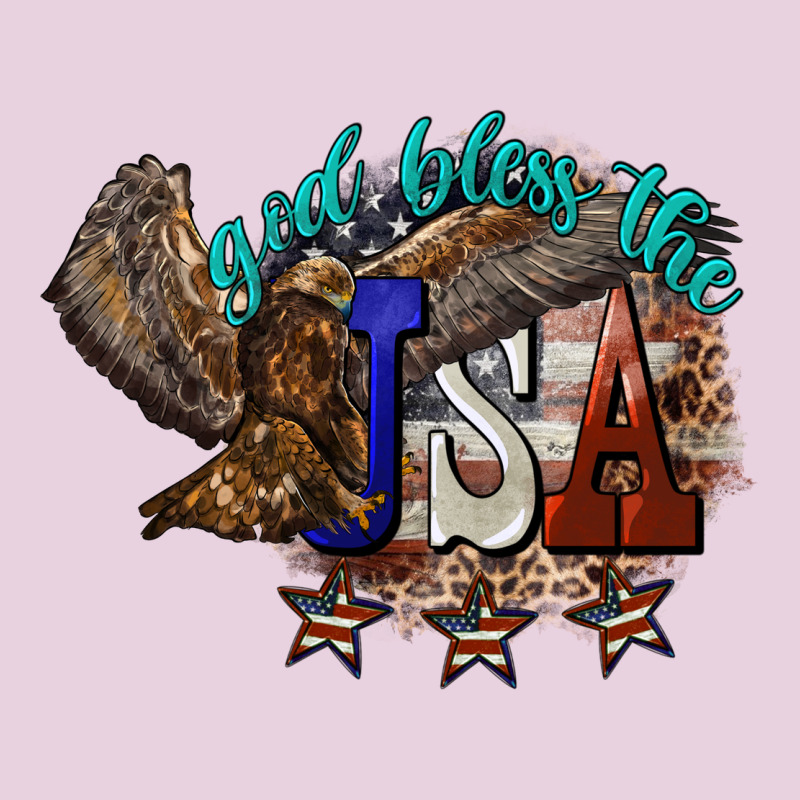 God Bless The Usa Eagle 4th Of July Ladies Tee by HowdyJamesFarm | Teevron