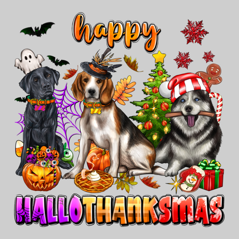 Happy Hallothanksmas Dogs Premium Tee by texasbilliewilder | Teevron