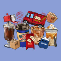 Postal Worker Coffee Cups Long Sleeve Tee | Teevron