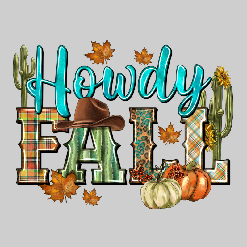 Western Howdy Fall Premium Tee by NancyCooperArtShop | Teevron