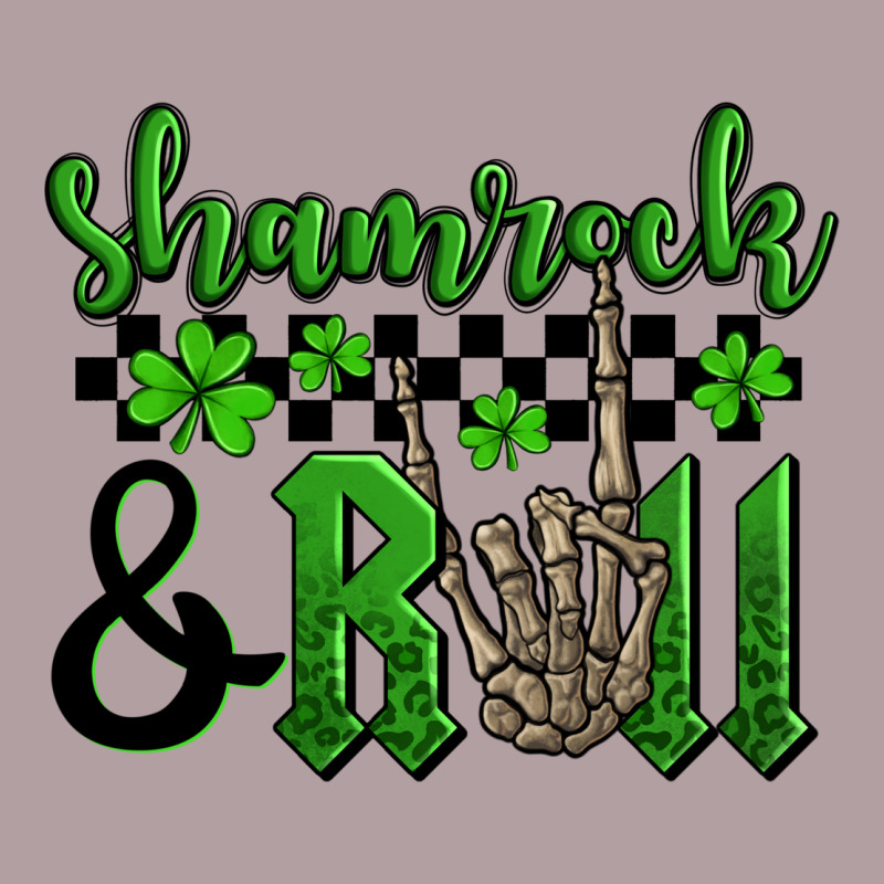 St. Patrick's Day Shamrock And Roll Vintage Hoodie by OliviaCreatesArt | Teevron