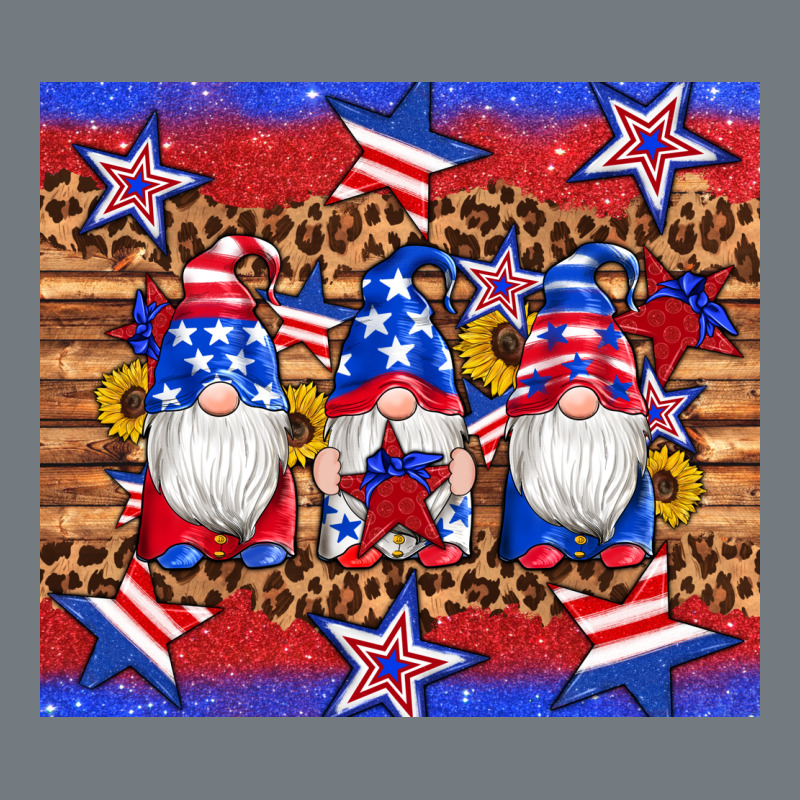 American Flag Gnomes Star Leopard Glitter Tumbler Heavyweight Sweatshirt by Artiststas | Teevron