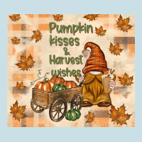 Pumpkin Kisses And Harvest Wishes Ladies Tee | Teevron