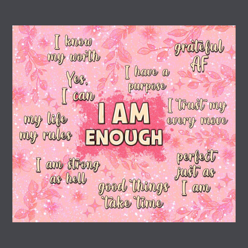 I Am Enough With Glitter Classic Tee by TumblerDesignByShophia | Teevron