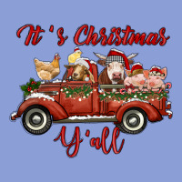 It's Christmas Y'all Truck With Farm Animals Long Sleeve Tee | Teevron