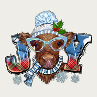 Christmas Snow Cow Joy Zipper Hoodie | Teevron