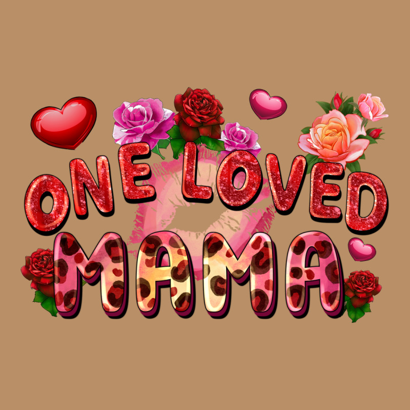 One Loved Mama Valentine's Day Vintage Hoodie by FaDigitalArtStudio | Teevron
