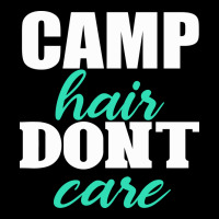 Camp Hair Don't Care Black Heavy Core Tee | Teevron