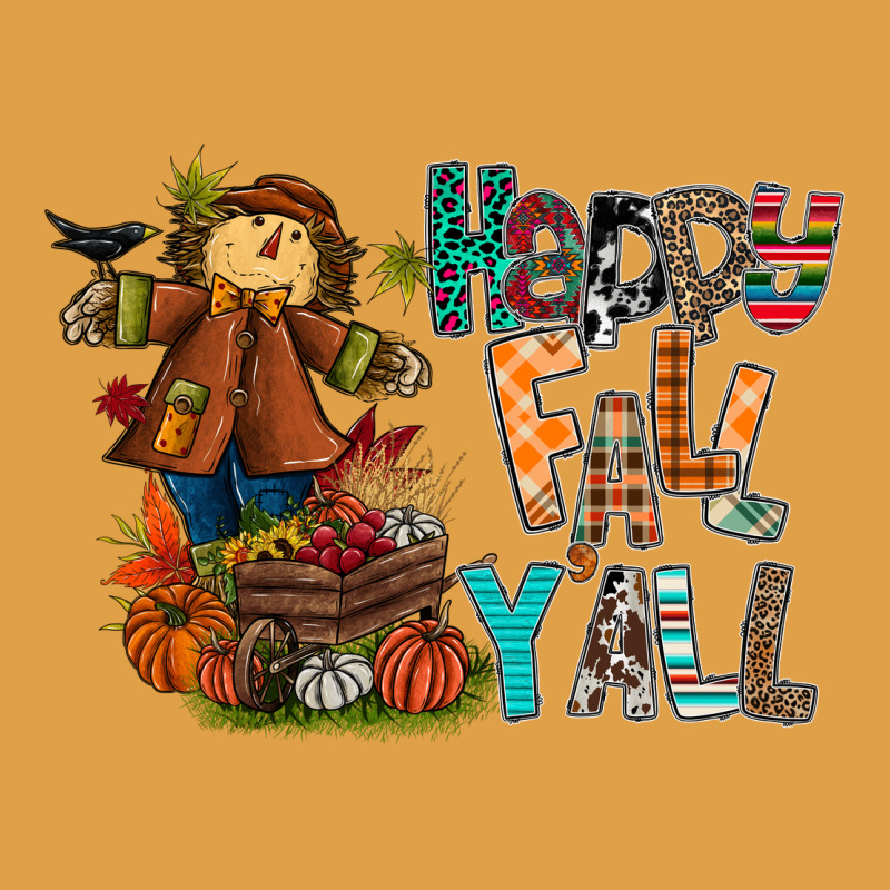 Happy Fall Y All Premium Hoodie by CowhideDigitalArt | Teevron