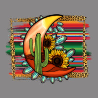 Turquoise Desert Moon Serape Background Vintage Tee | Teevron
