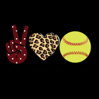 Peace Love Softball Heavy Core Tee | Teevron