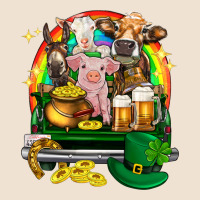 St. Patrick's Day Farm Animals On Truck Urban Heavy Tee | Teevron