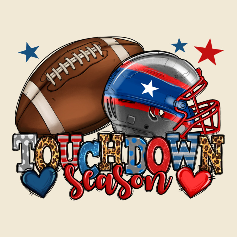 Touchdown Season American Football 4th Of July Ladies Tee by HowdyJamesFarm | Teevron