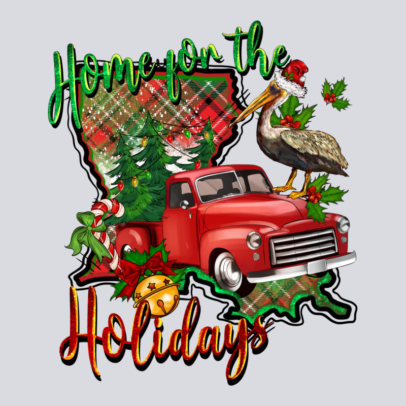 Home For The Holidays Louisiana Zipper Hoodie by BarkalooDesign | Teevron