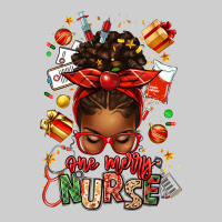 One Merry Nurse Afro Messy Bun Premium Tee | Teevron