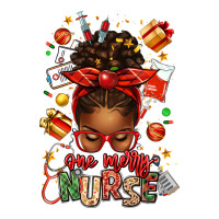 one merry nurse afro messy bun | Teevron