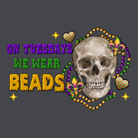 On Tuesdays We Wear Beads Skull Long Sleeve Tee | Teevron