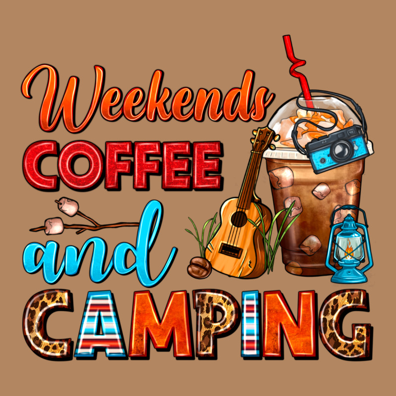 Weekends Coffee And Camping Frappe Coffee Long Sleeve Tee by FaDigitalArtStudio | Teevron