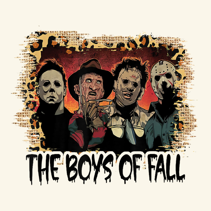The Boys Of Fall Leopard Pattern Bleached Halloween Murder T Shirt Premium Hoodie by maiPhamDesign | Teevron