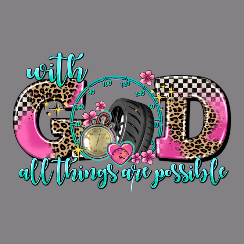 With God All Things Are Possible Race Heavyweight Hoodie by AdoDesignShop | Teevron