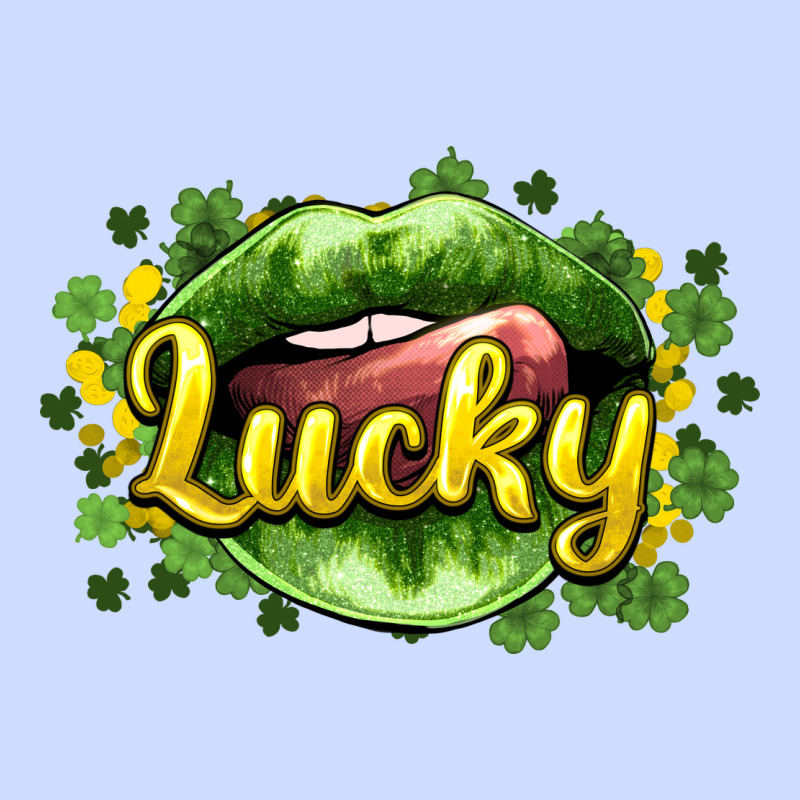 St. Patrick's Day Lips Lucky Urban Heavy Tee by HowdyJamesFarm | Teevron