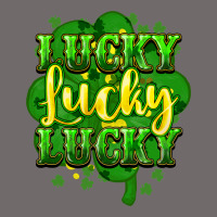 Lucky Lucky Lucky Clover St. Patrick's Urban Heavy Tee | Teevron