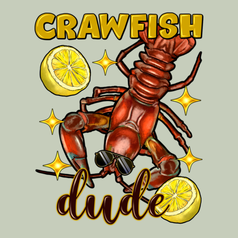 Mardi Gras Crawfish Dude Long Sleeve Tee by FaDigitalArtStudio | Teevron