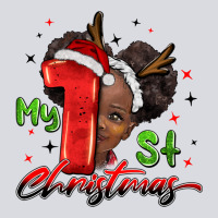 My First Christmas African Girl Zipper Hoodie | Teevron