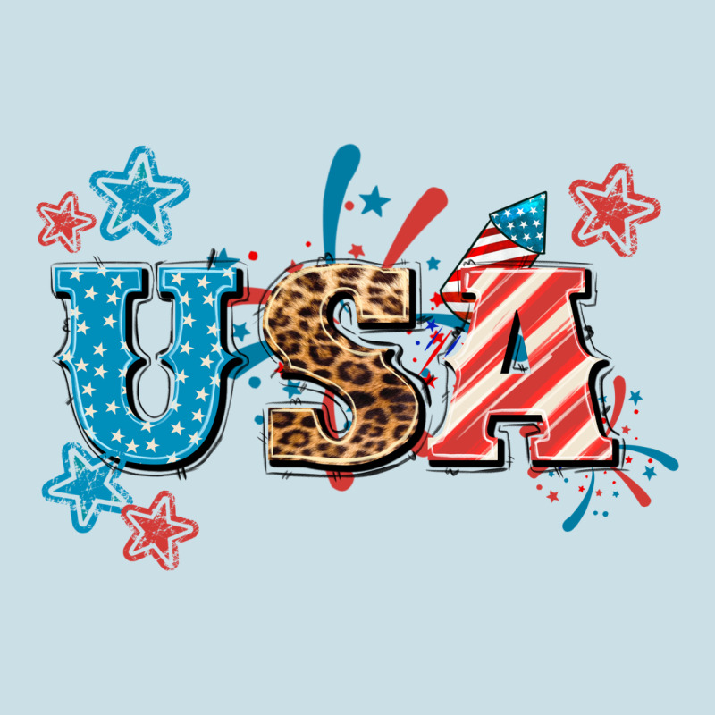 Usa 4th Of July Ladies Tee by HowdyJamesFarm | Teevron