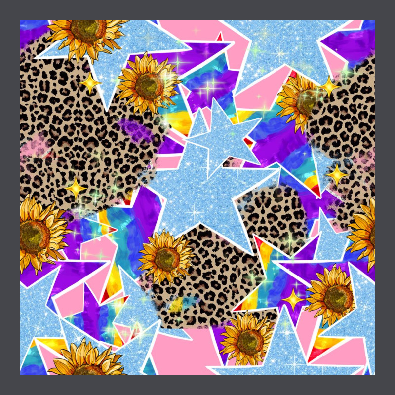 Stars And Sunflowers Seamless Pattern Long Sleeve Tee by FaDigitalArtStudio | Teevron