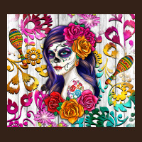 Sugar Skull Girl Heavy Core Tee | Teevron
