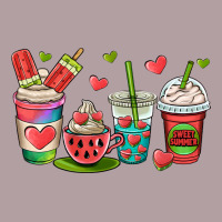 Watermelon Summer Coffee Cups Vintage Hoodie | Teevron