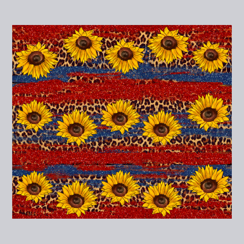Usa And Sunflower Pattern Heavyweight Sweatshirt by Artiststas | Teevron
